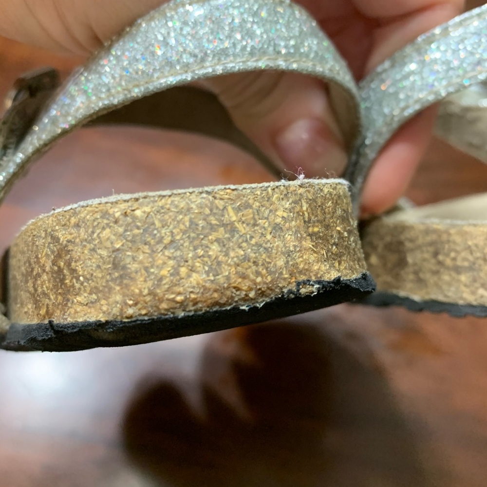 Stride Rite Girls SR Zuly Sandal Glitter Sz 13 - Picture 7 of 8